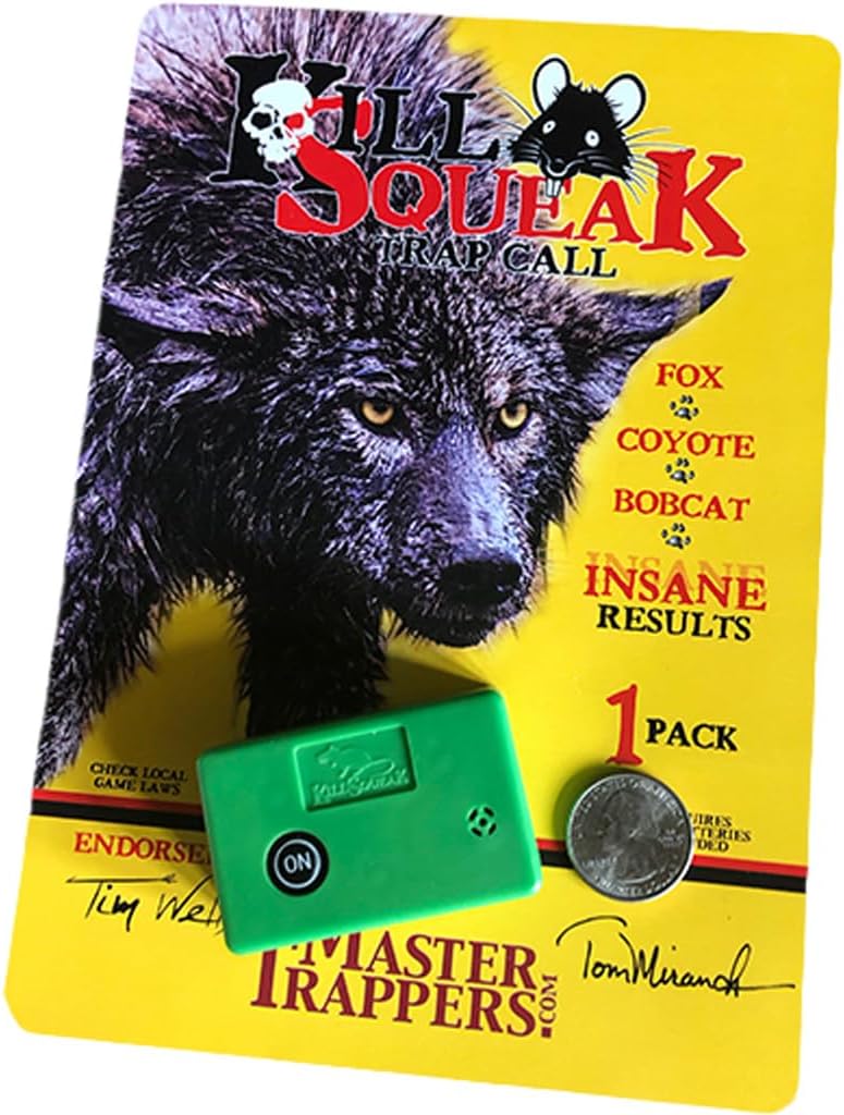 Trapping Kill Squeak Trap Bait Digital Caller - Master Trappers Tom Miranda & Tim Wells