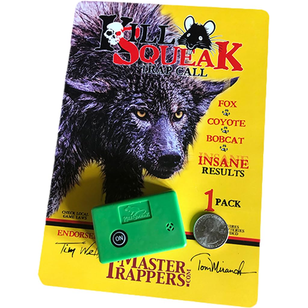 Trapping Kill Squeak Trap Bait Digital Caller - Master Trappers Tom Miranda & Tim Wells