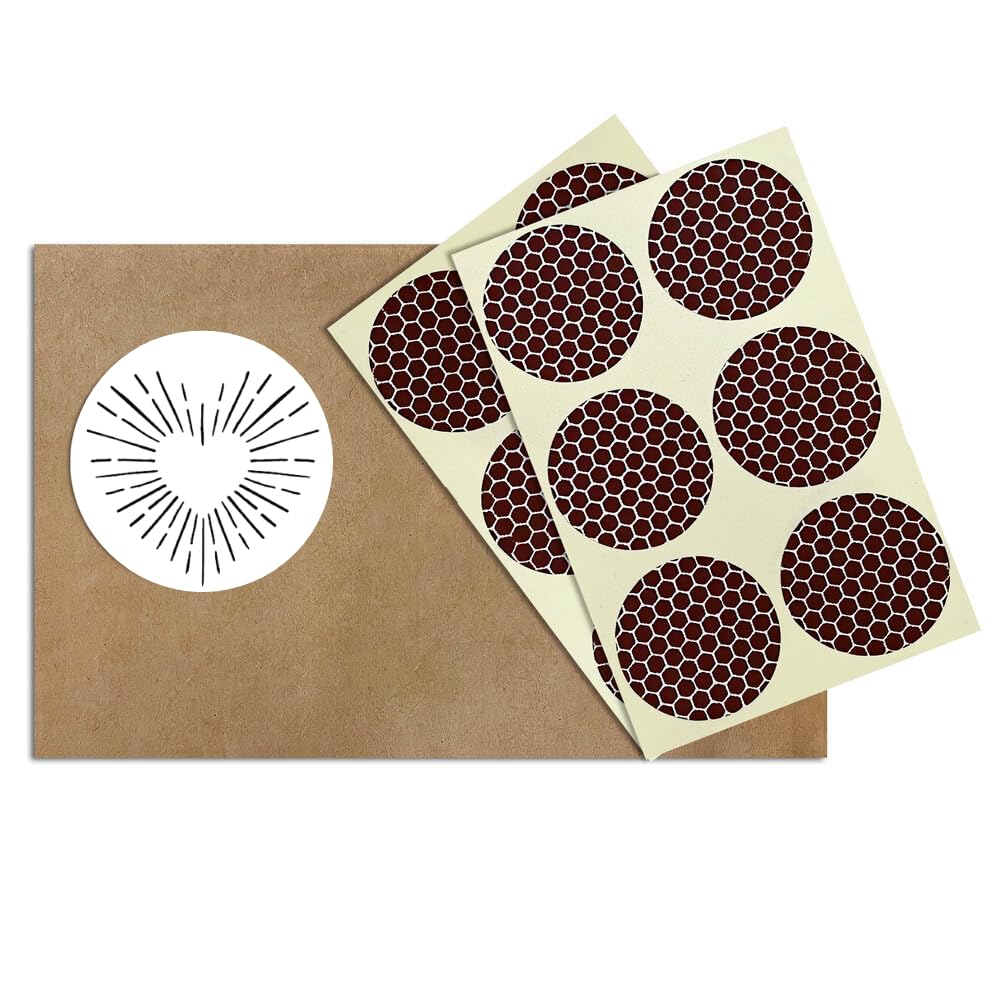 1” Circle Match Striker Stickers – 12 Pieces | Bumble/Dotted Pattern Match Strike Paper with Adhesive Pre-Cut in Circles for Easy Match Lighting |