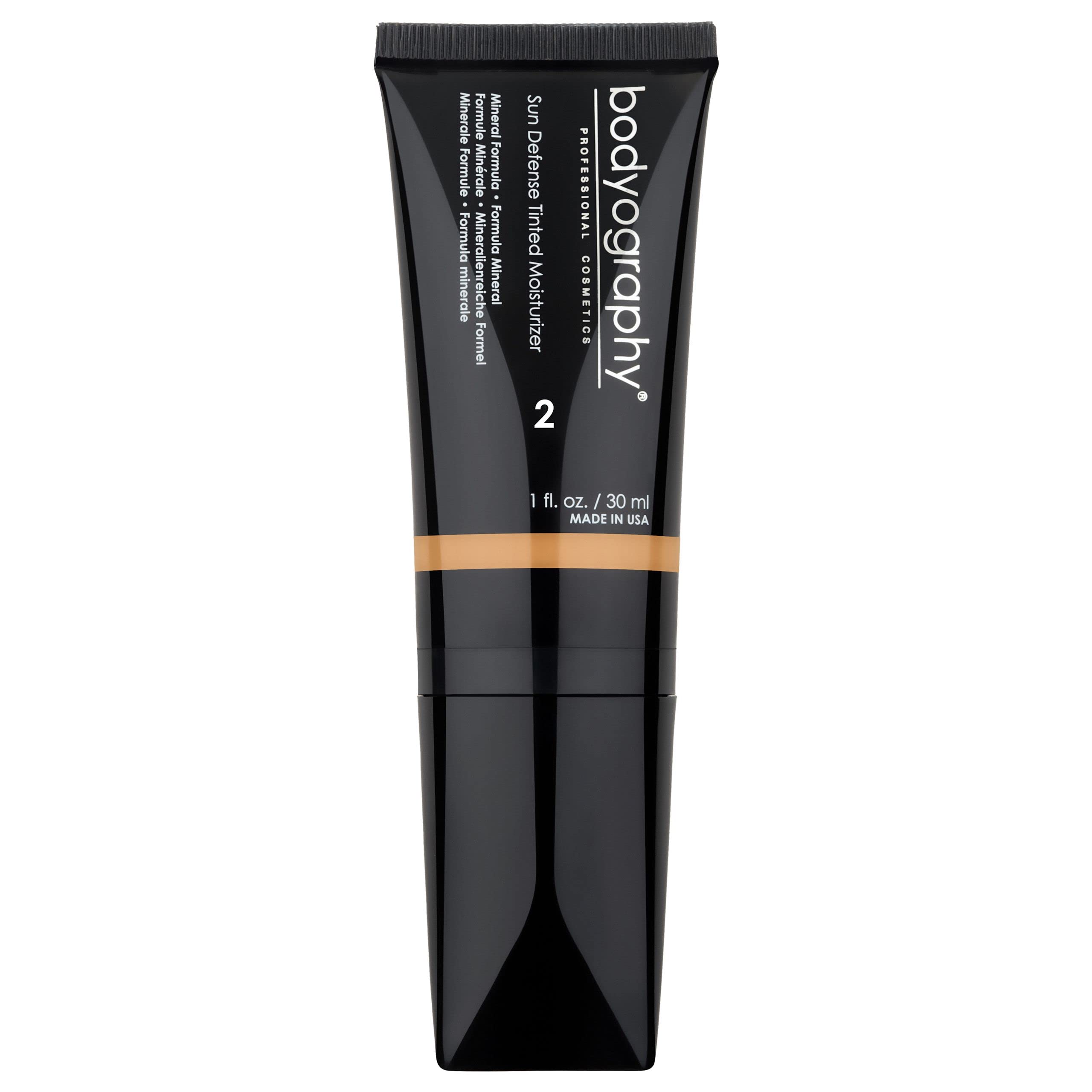 Sun Defense Tinted Moisturizer - Medium by Bodyography for Women - 1 oz Makeup, Cranberry, 28.35 g (Pack of 1)