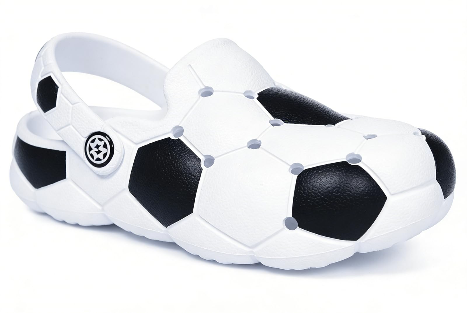 Kids Boys Girls Soccer Football Basketball Clogs Little Kids Sports Clogs Slip On Sandals Lightweight Breathable Non-Slip Summer Beach Garden Shoes - 4