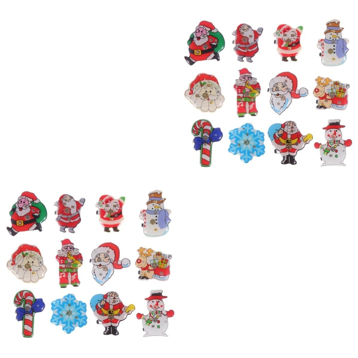 100 Stück Leuchtende Broschen für Weihnachten Geschenkideen,