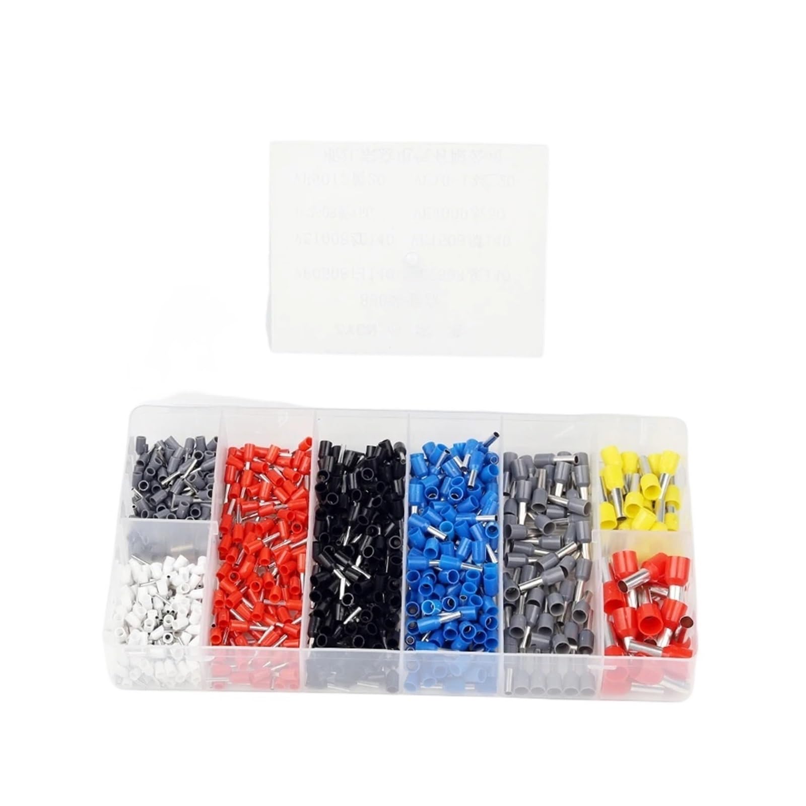 Kit de tubes E/Te pressés à froid et borne de fil isolante pour électricien