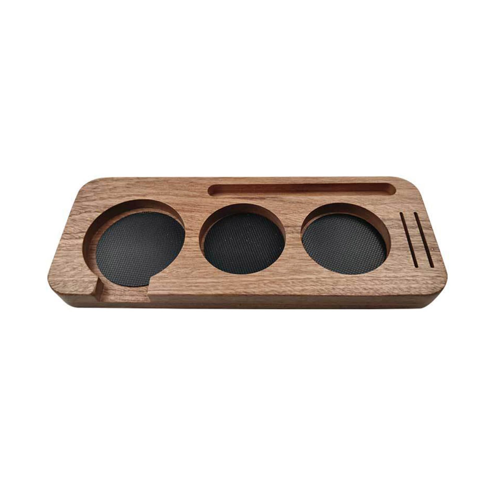 Tsophreniq Wood Coffee Filter Tamper Holder Espresso Coffee Stand Tray 51 / 58mm Maker Base Rack Accessories Tamper Holder