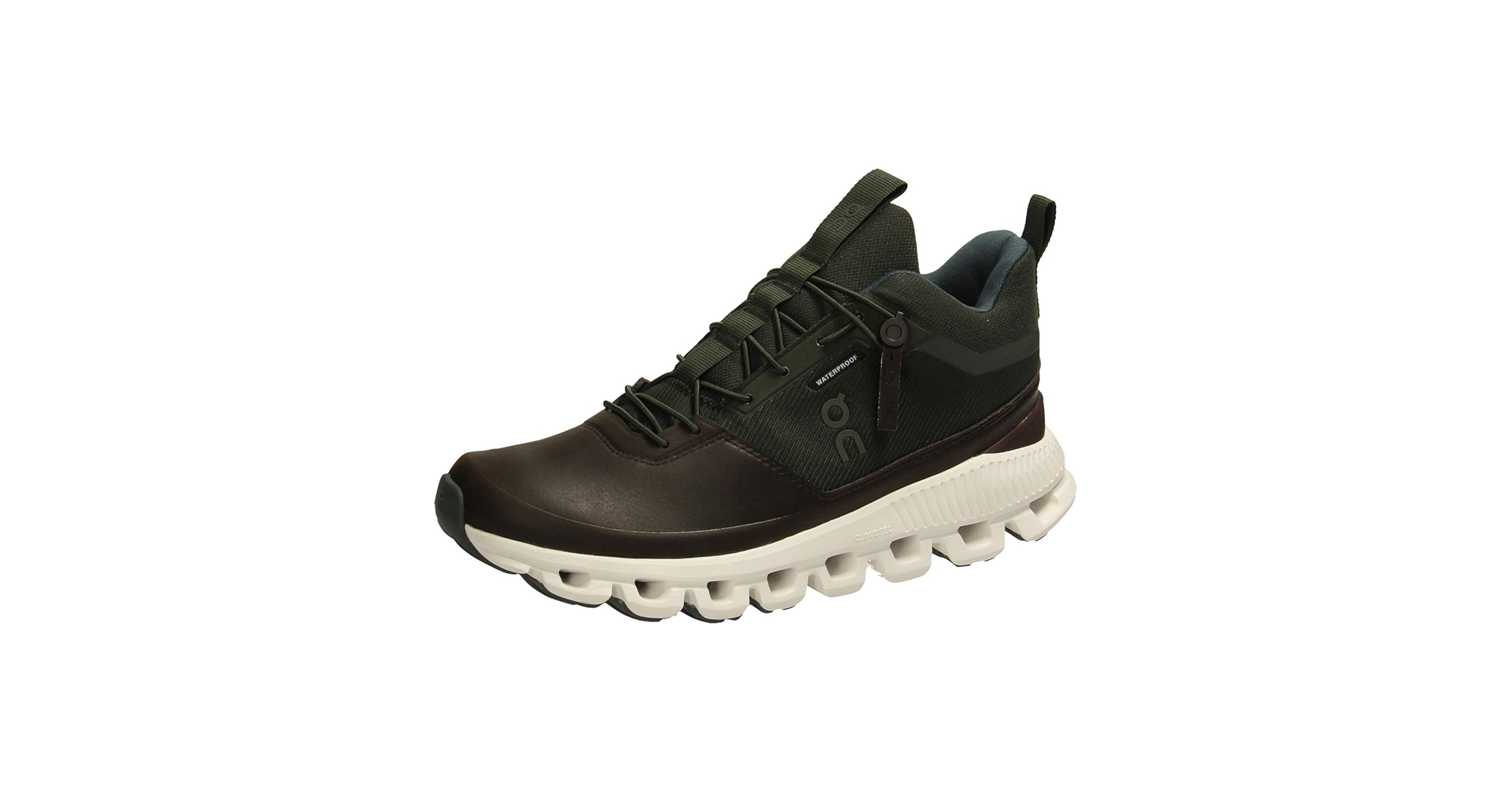 Amazon.com | On Cloud Hi Waterproof Fir/Umber 9.5 M | Trail