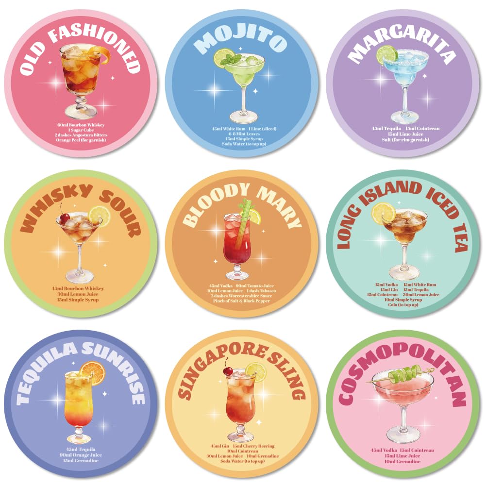 Dessous de verre cocktail pour apéritif en terrasse et bar