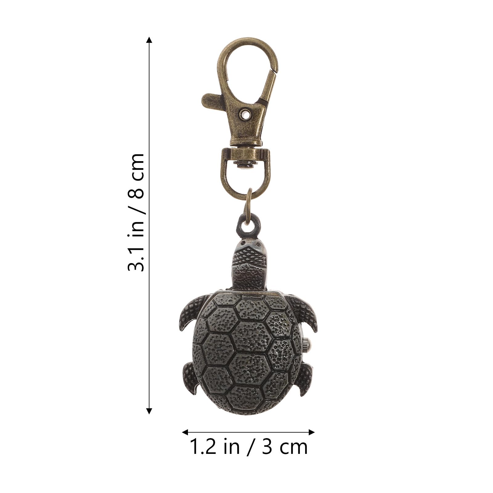 Reloj De Tortuga Llavero Para Adultos Reloj De Cuarzo Mini Reloj De Bolsillo De Cuarzo Llavero Retro Calcomanías Para Portátiles Relojes Lindos Relojes De Dibujos Animados Reloj