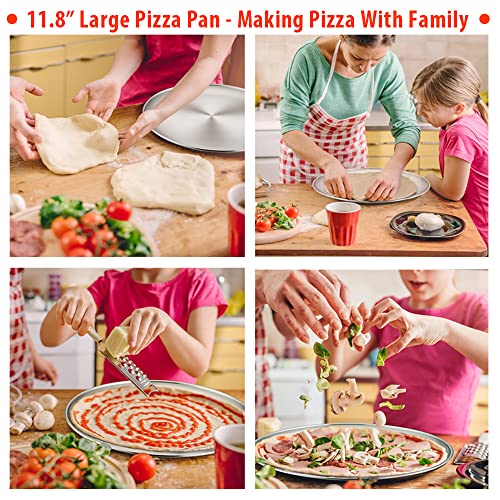 Teamfar Bakeware, Stainless Steel Bakeware Sets With Lids, Baking Sheet With Rack, Toaster Oven Pan & Pizza Pan, Lasagna Pan With Lids, Square & Round Cake Pan With Lids, Muffin & Loaf Pan, Healthy #TOP6