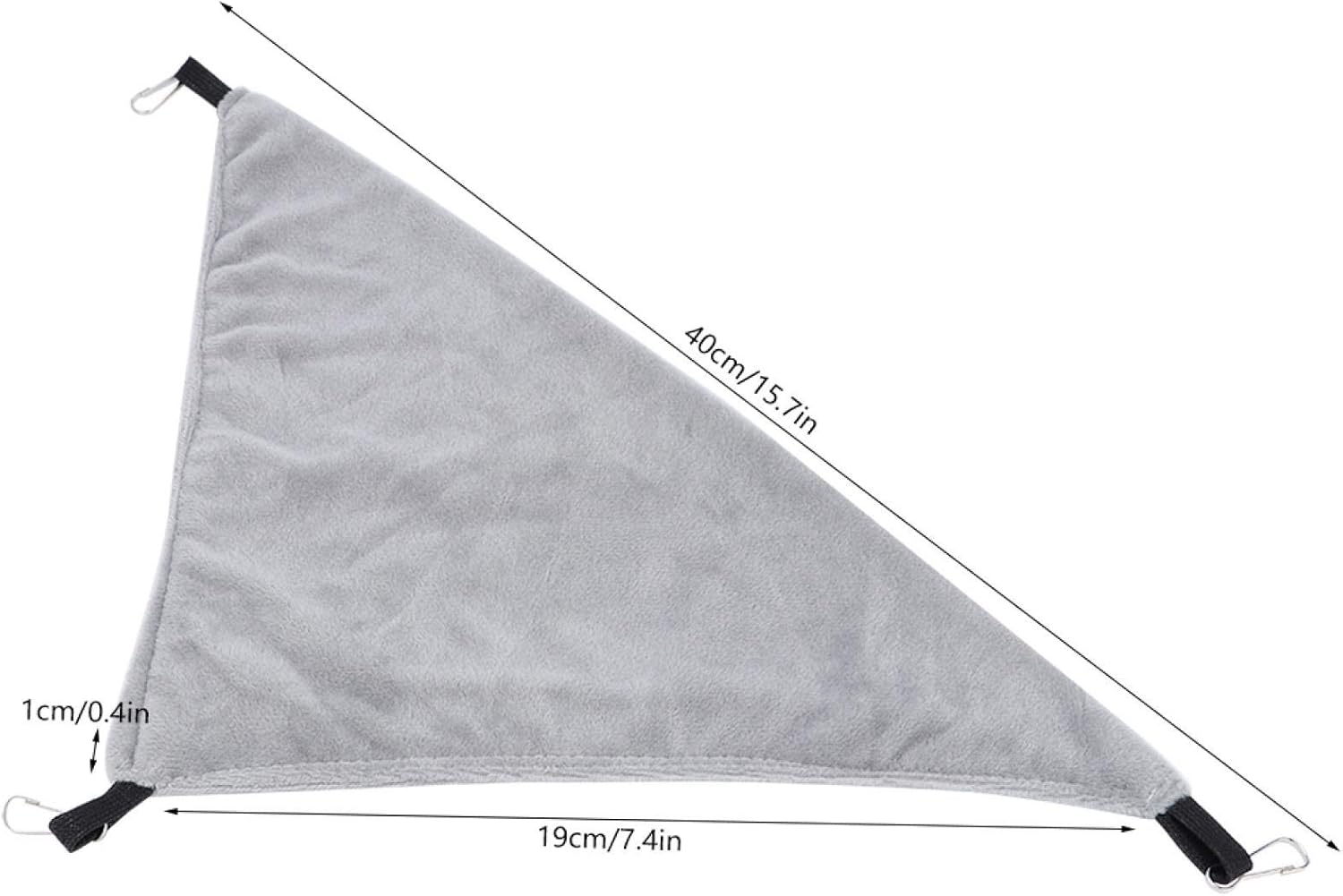 Pssopp Small Pet Hammock Triangle Pet Cage Hammock Hanging Bed Cage Accessories for Hamster Squirrel Sugar Glider Guinea Pig Mice Rats Birds(Grey) 8 61OBsLzXd8L. AC SL1500