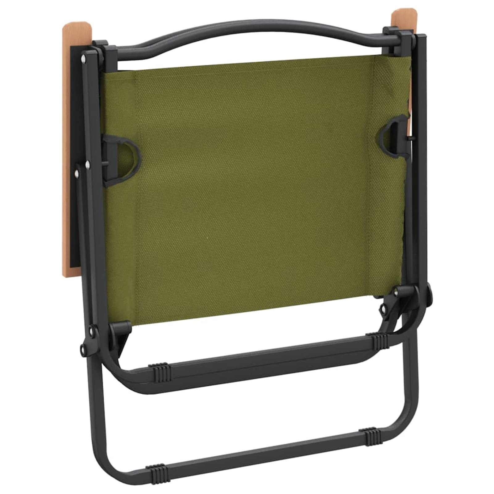Tidyard Campingstühle 2 STK.Camping-Klappstuhl Picknickstuhl Camping-Stühle Outdoor-Möbel Gartenmöbel Klappbar Strandkorb Picknick Leicht Balkonstuhl 54 x 43 x 59 cm (L x B x H) Oxford-Gewebe Grün