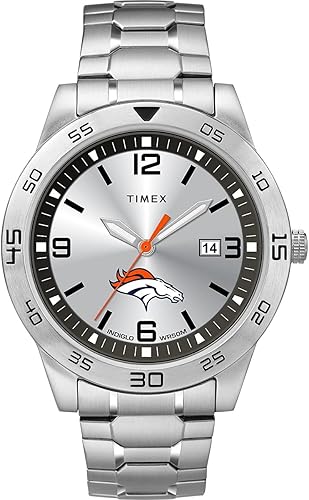 Miniatura 21 de Timex Tribute Reloj de cuarzo para hombre Citation de 42 mm con correa de acero inoxidable Las Vegas Raiders