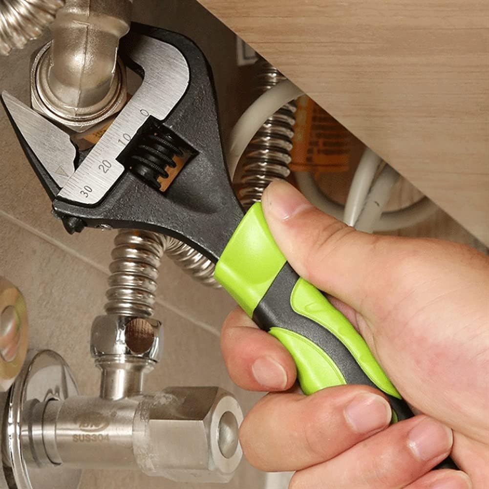 Klucz nastawny, instalacja hydrauliczna klucz łazienkowy duży otwór uniwersalny klucz ruchomy, tablica narzędziowa do kranu