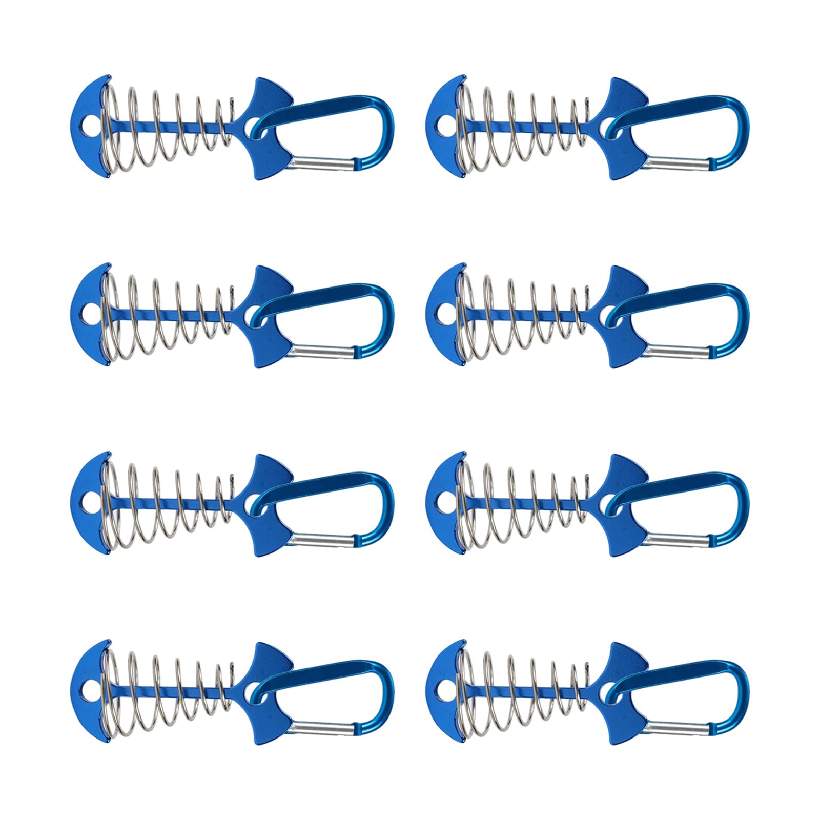 Xjdzineq 8pcs Impregnable Inflexible Tent Stakes Canopies Awnings Nails Tent Pegs Stakes for Secure Camping and Beach Use Antislip Deck Anchors