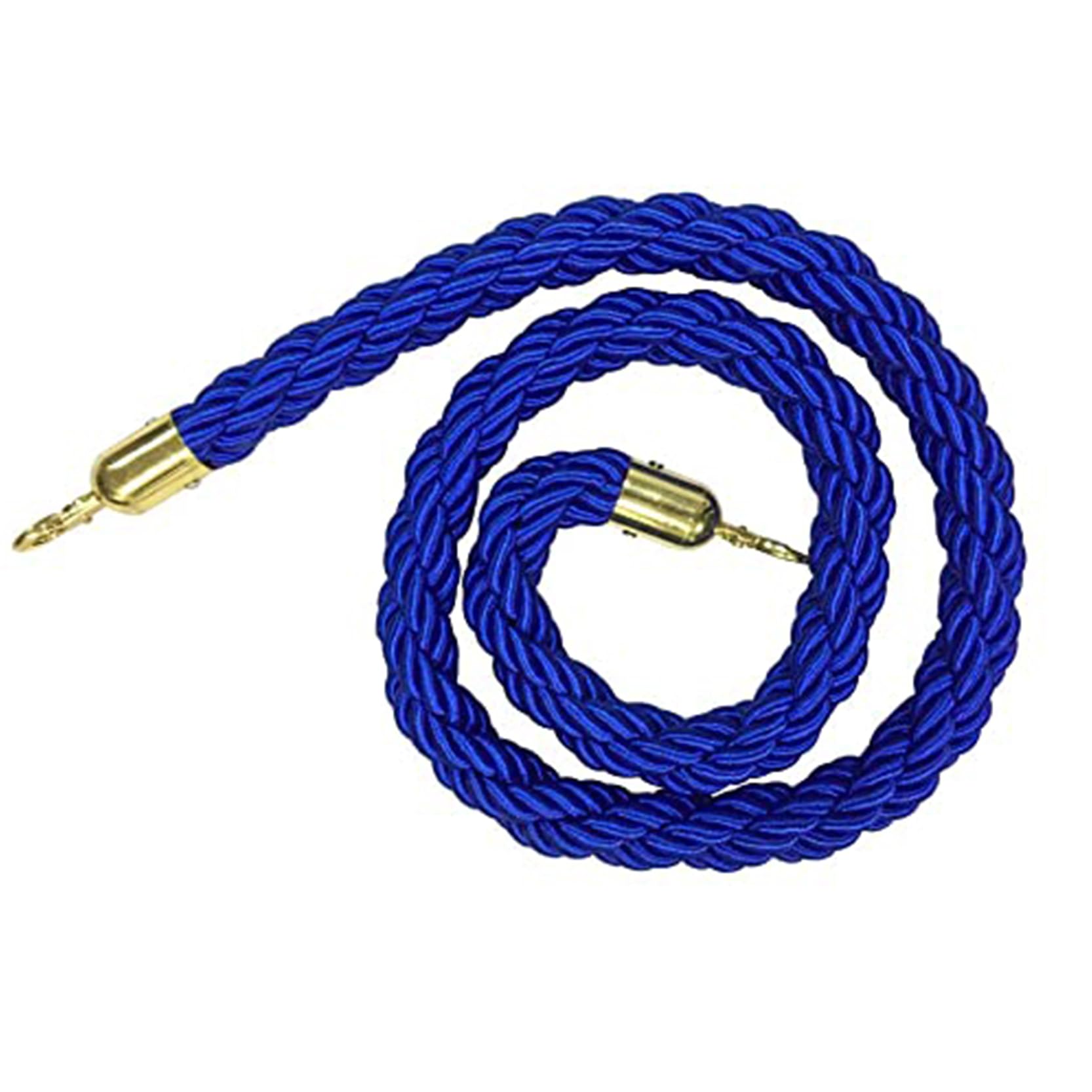 Évitez le désordre avec cette corde de file d'attente bleue en chanvre