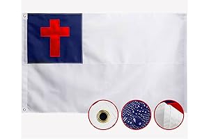 Christian Flag 3x5 Outdoor - A Majestic Symbol of Faith and Patriotism