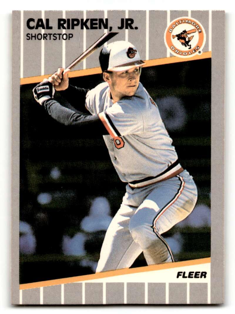 Amazon.com: 1989 Fleer #617 Cal Ripken, Jr. Baltimore Orioles