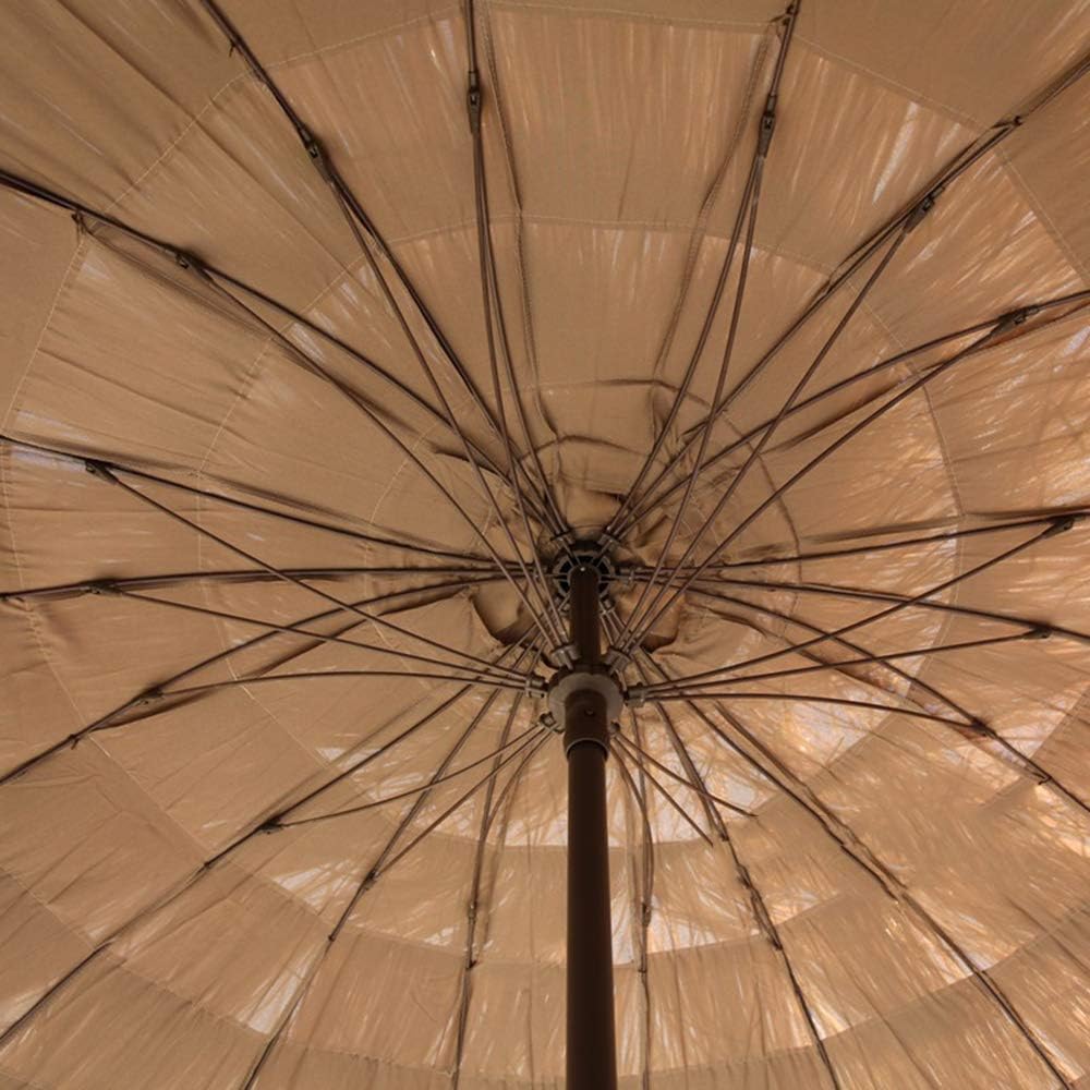 Round Parasol Garden Patio Umbrella |Outdoor for Beach/Balcony/Terrace/Deck/Camping |High 240cm| - without Base good