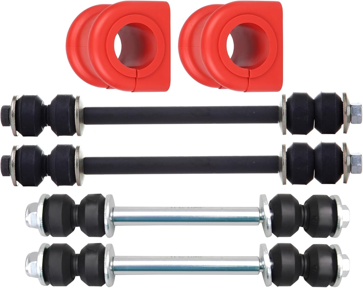 LSAILON Replacement 6pcs Front Sway Bar Bushing Front Sway Bar End Link Rear Sway Bar End Link Kit Compatible fit for Ford Explorer 2002-2005 for Mercury Mountaineer 2002-2005