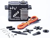 Vista 1 de JX Servo CLS-HV7346MG 101.4 lbs Engranaje de acero de alta precisión sin núcleo completo CNC Motor servo digital para RC Car Robot Arm Helicopter