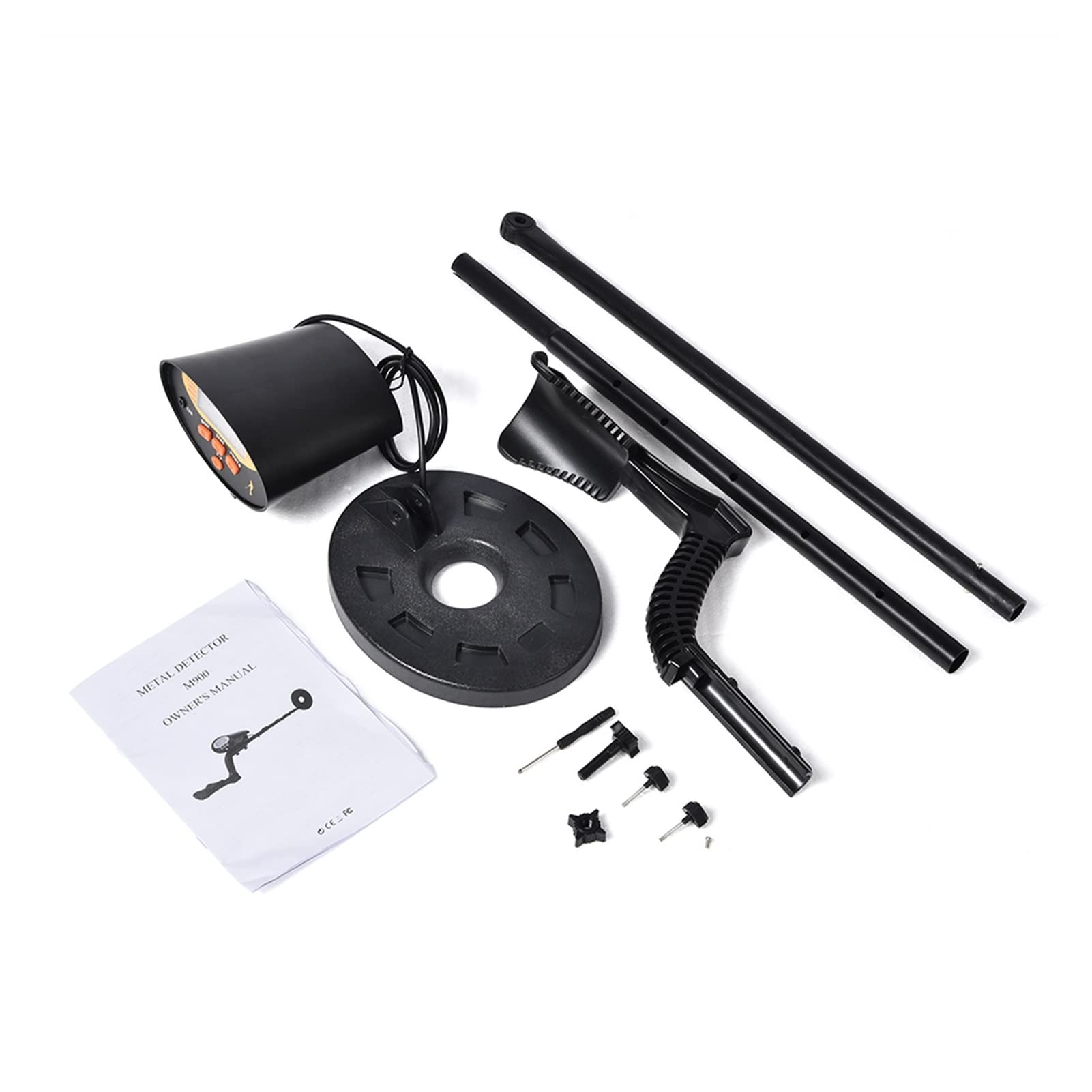 Detector de Metales para Adultos, Detector de Metales Alto Sensibilidad Portátil Fácil Instalar Metal Underground Bead Oro Bebé 4 Modos