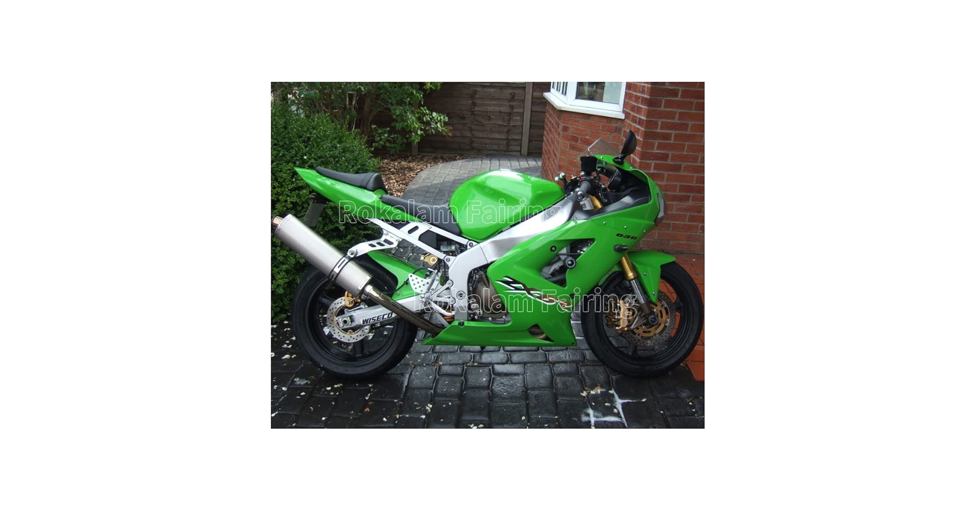 Amazon | 緑フェアリング Ninja 適用ZX6R 03 04 ZX 6R 636 2003