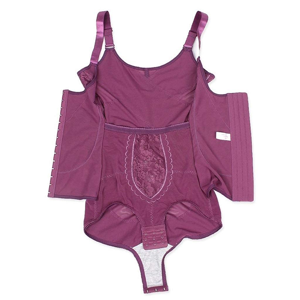 Generic QTANZIQI 4XL Kobiety Magnetyczna kontrola Body Shapewear Wyszczuplający pas wyszczuplający w talii Gorset Butt Lift Korekcyjne podparcie pleców (kolor: beżowy, rozmiar: 3XL)