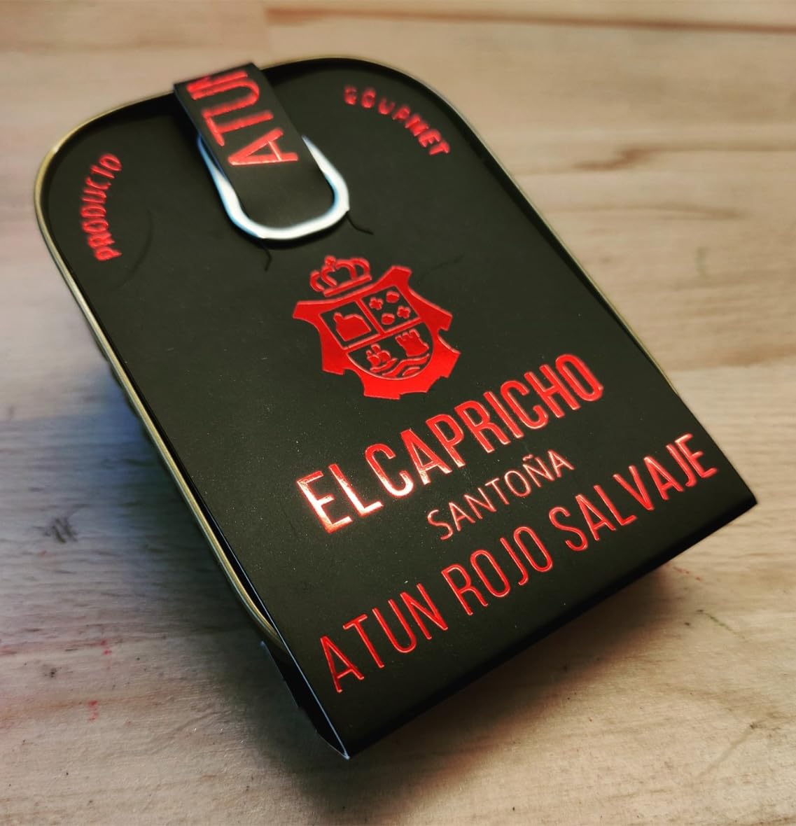 EL CAPRICHO, Santoña, Atún Rojo en Aceite de Oliva Virgen Extra, Peso: 110 g Neto, 80 g Escurrido, (Pack de 4)