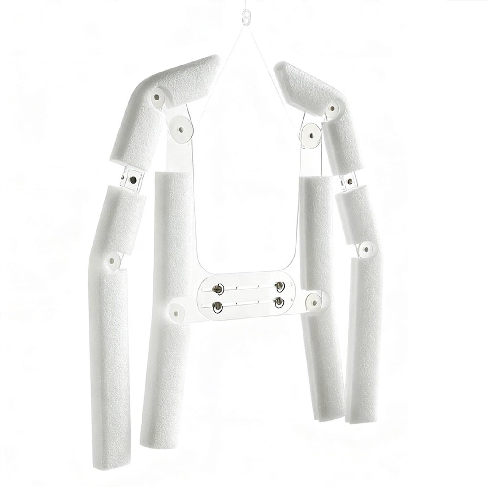 Buste de mannequin invisible en acrylique pour photographie professionnelle de mode