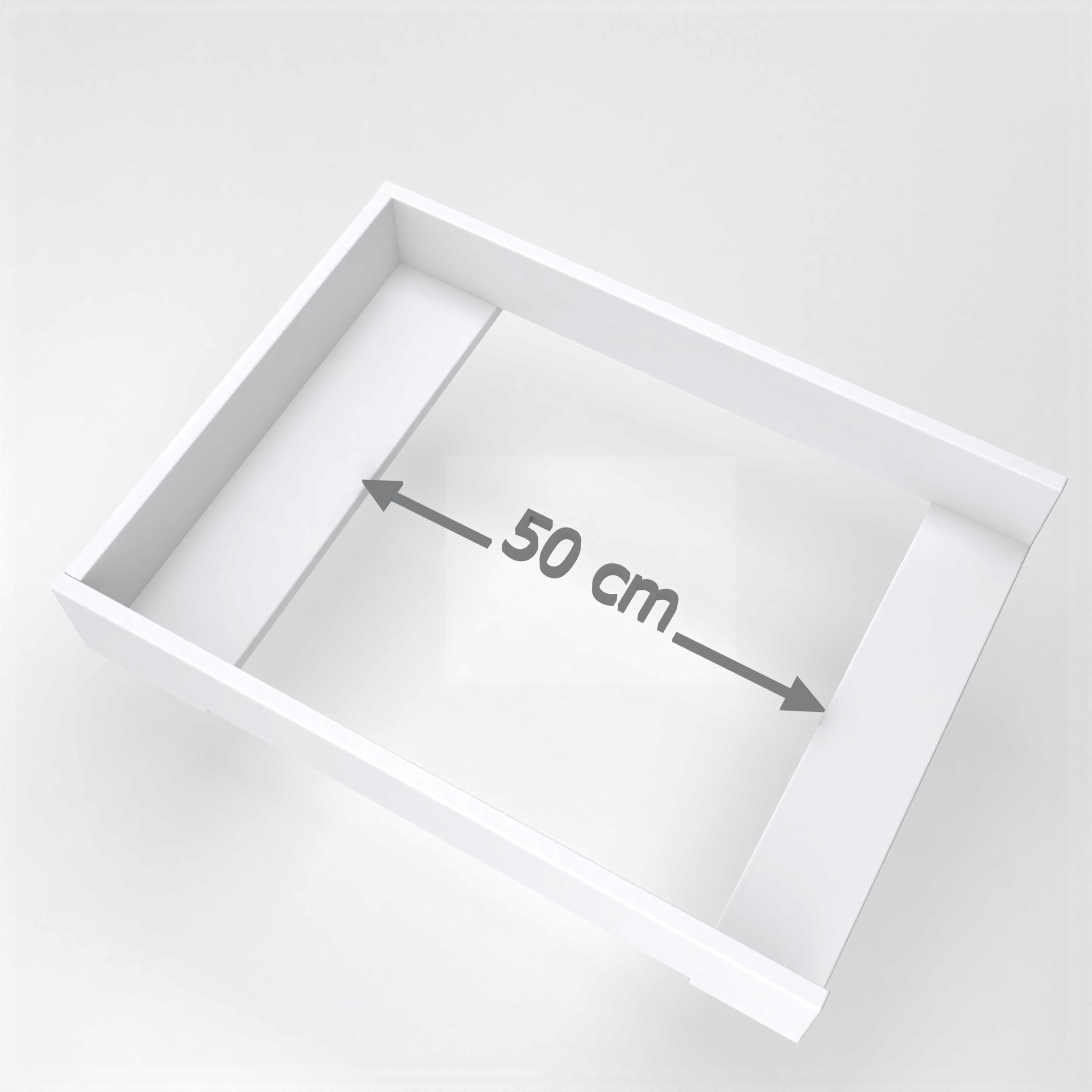 Nakładka do Przewijania z Blatem do Hemnes IKEA, Biały | Zdejmowana nakładka z blatem, proste panele przednie, łatwy montaż, 50 x 160 cm