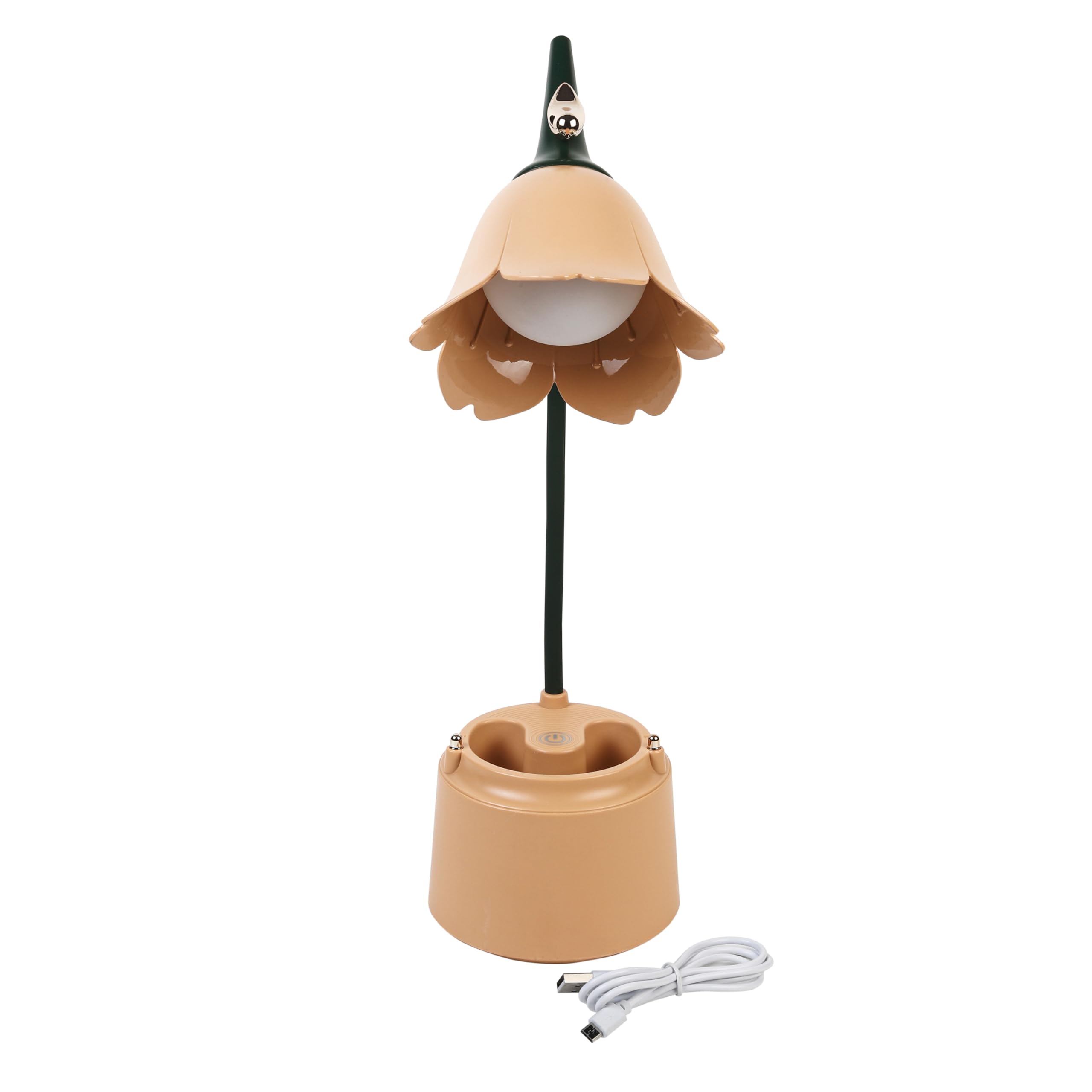 Flower Bird Table Lamp - USB Rechargeable Desk Light -5
