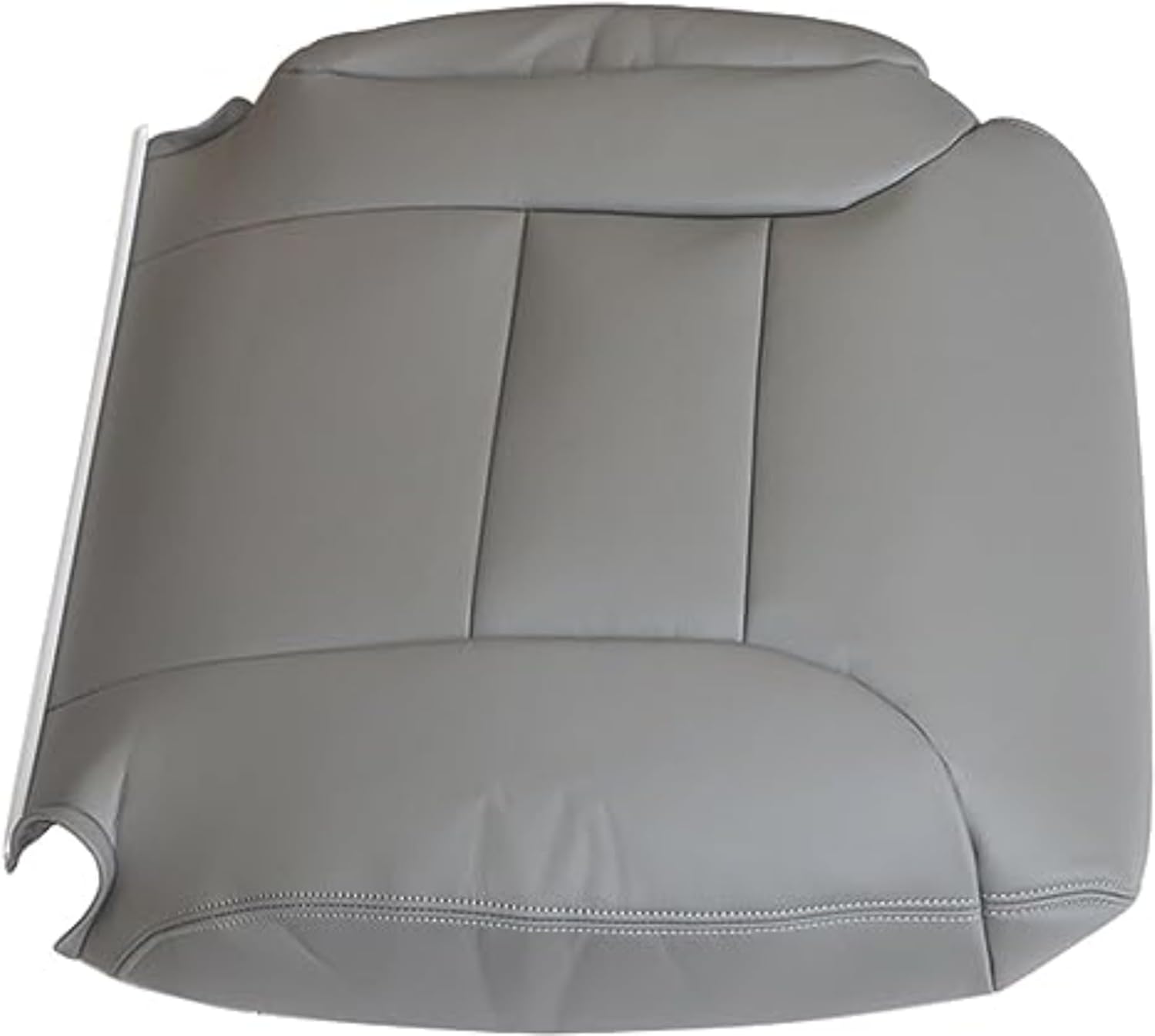 NLQR Driver and Passenger Side Bottom & Back Seat Covers Replacement Leather Gray Compatible with Chevy Silverado Tahoe Suburban GMC Sierra Yukon 1995 1996 1997 1998 1999