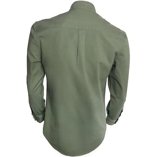 Celtic Ranch Irish Grandfather Shirt - Men's Collarless Button-Down, 75% Cotton 25% Linen, Black Meteorite