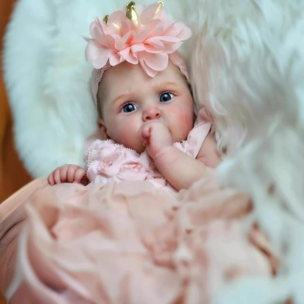 Reborn Lalka dla dziewczynki, 19 cali, Reborn, ręcznie robiona, miękkie ciało, wygląda i czuje się jak prawdziwe prawdziwe dziecko