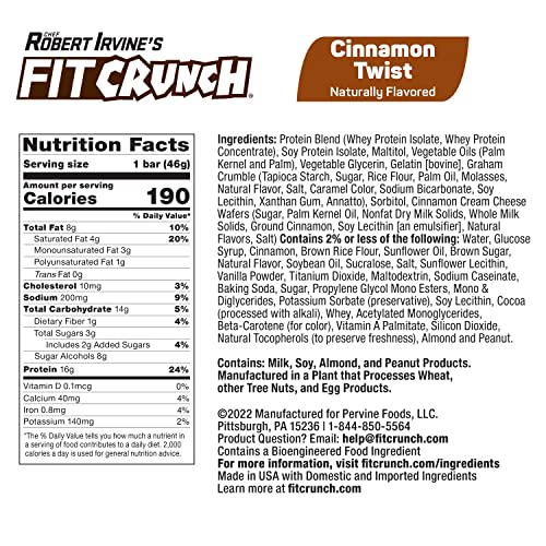 Fit Crunch Fitcrunch Snack Size Protein Bars thumb #1