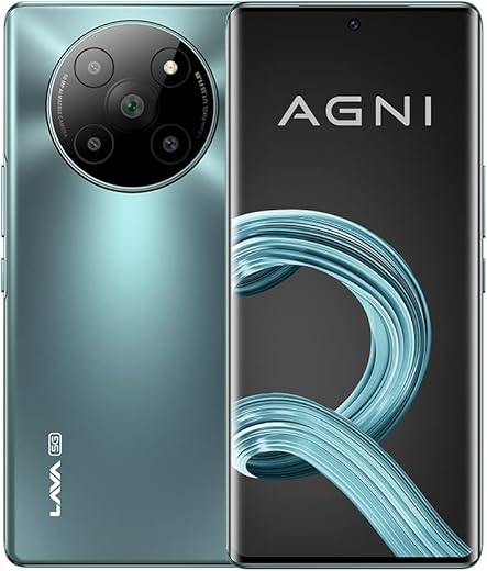 Lava Agni 2 5G (Glass Viridian, 8GB RAM, 256GB Storage) | India’s First Dimensity 7050 Processor | 120 Hz Curved Amoled Display | 13 5G Bands |…
