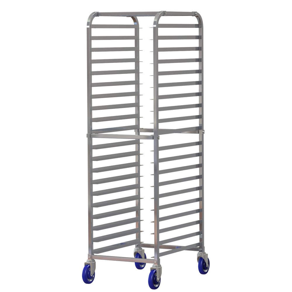 Choice Equipment Aluminum 20 Pan Knockdown Bun Pan Rack - 26"L x 21"W x 69"H by CHOICE EQUIPMENT COMPANY INC – Aluminum, Silver, Model 850001015134