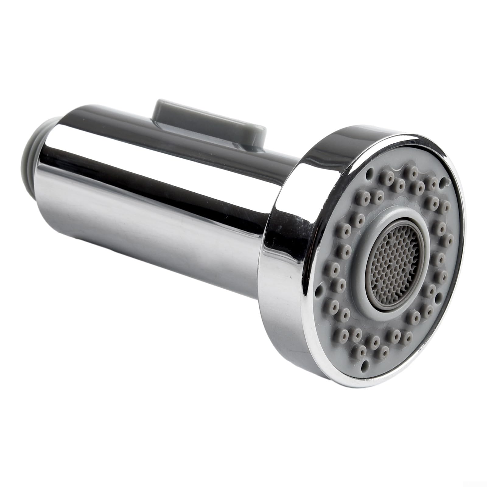 Ugello spruzzatore di ricambio per rubinetto del lavello della cucina, plastica ABS, finitura spazzolata, connettore G 1/2 (cromato)