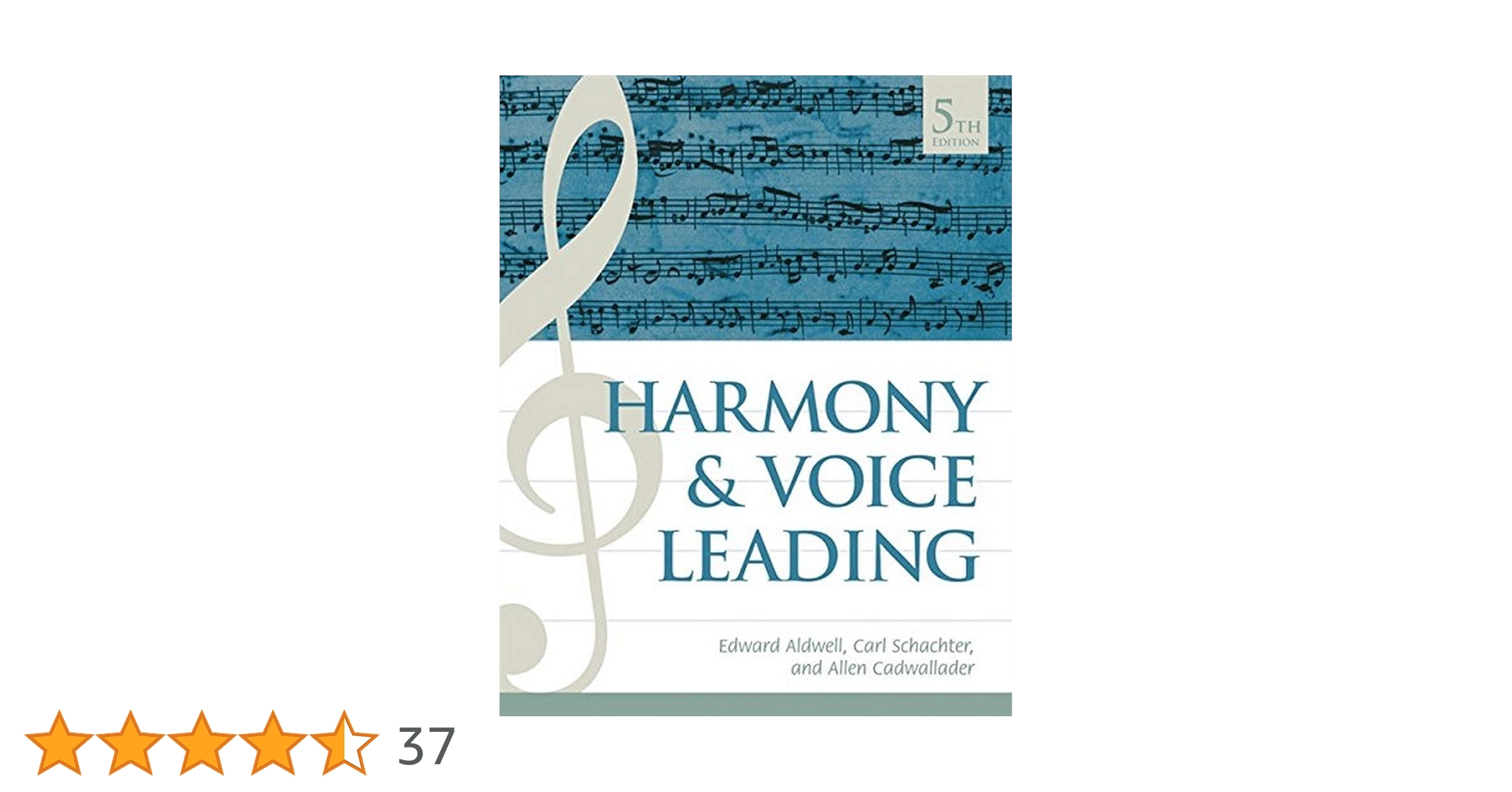 HARMONY AND VOICE LEADING　音楽的調和と声部連結 Amazon | Harmony & Voice Leading | Aldwell, Edward
