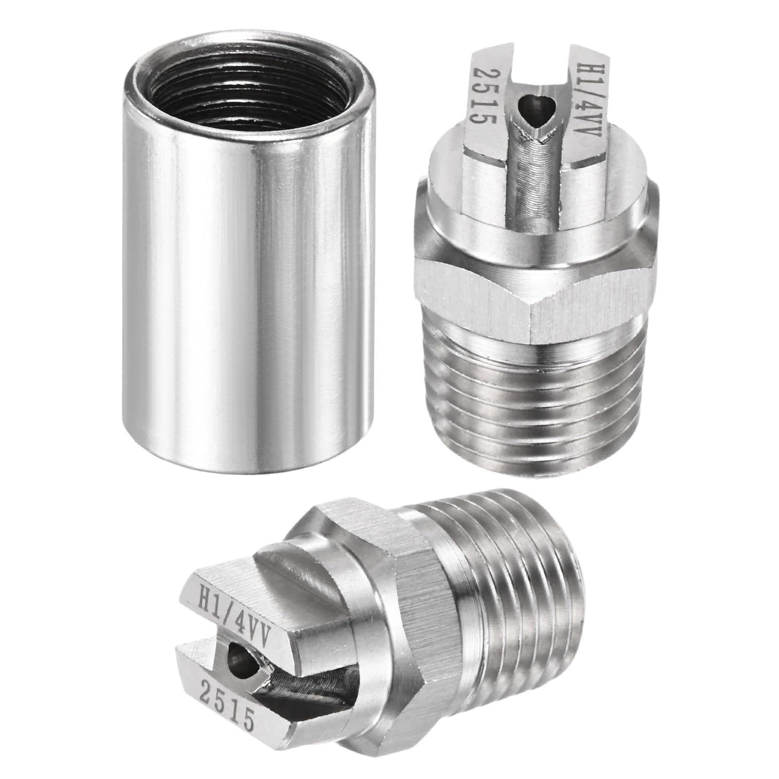 TIXIPEM 1 Set Flat Fan Spray Tip 1/4" BSP 25 Degree 2.4mm for Water Guns