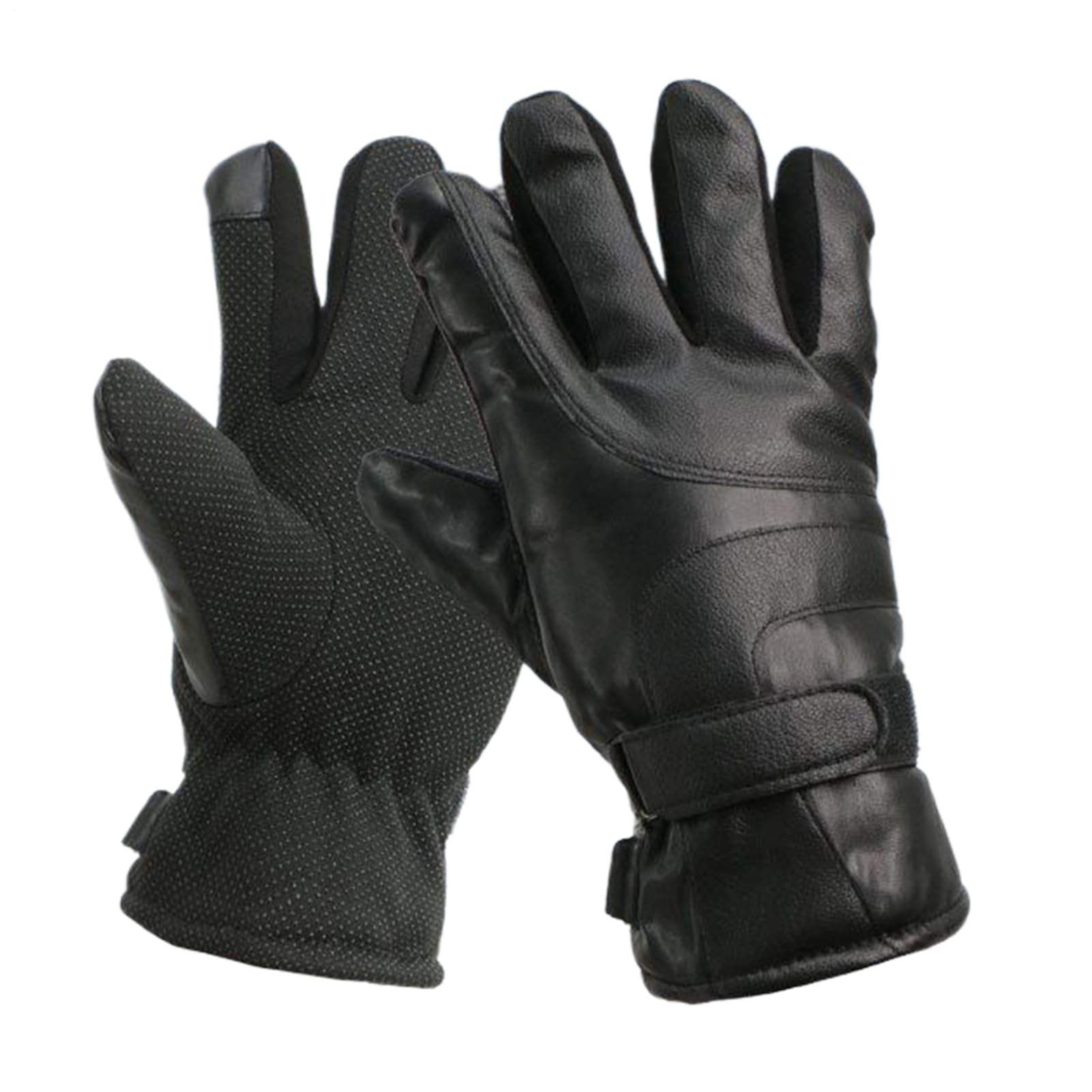 Guantes calefactores de alta densidad con proteccion impermeable total 8