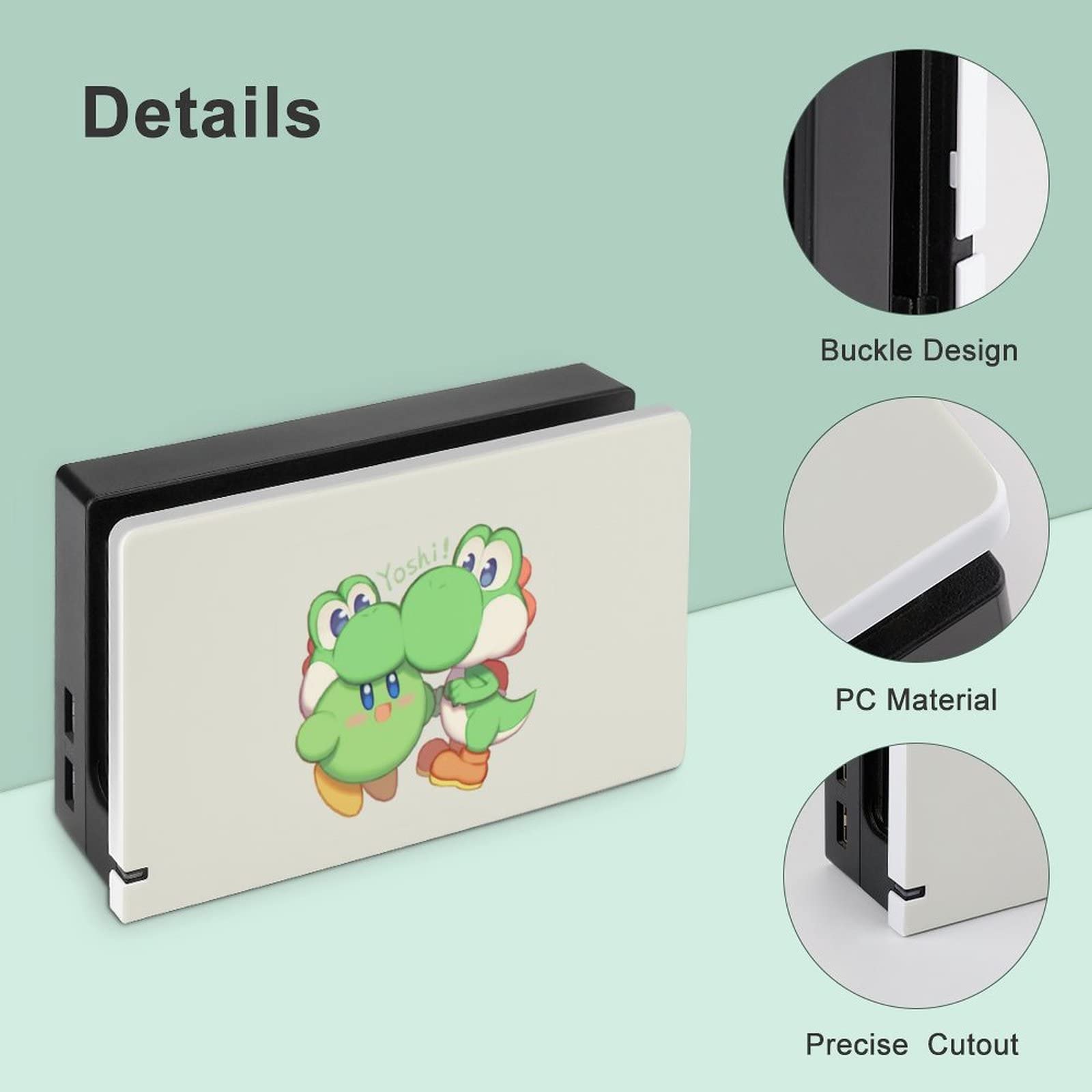 Amazon.co.jp: ヨッシー Switch ドック ケース 衝撃吸収 傷防止 防塵