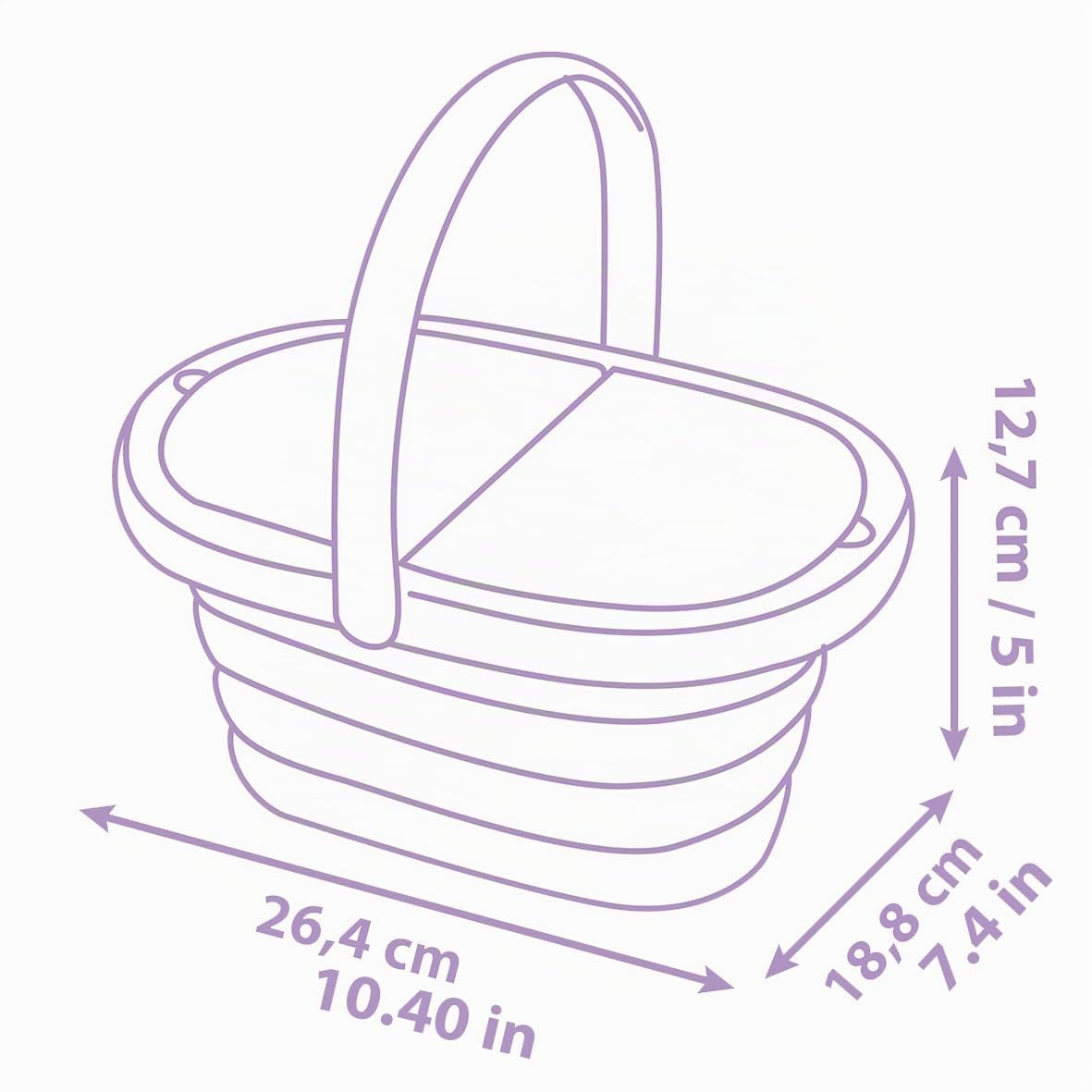 Smoby – Gabby´s Dollhouse Picknick-Korb – Spielset mit Spielzeug-Teeservice (21 Teile), inkl. Teller, Besteck, Becher, für Kinder ab 3 Jahren, blau