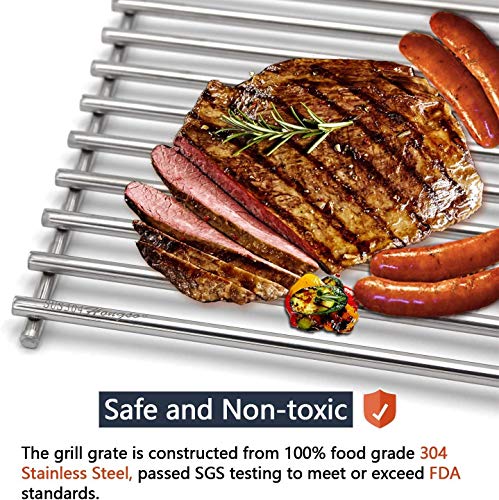 Hongso 19 1/4" Sus304 Stainless Steel Cooking Grid For Gas Grill Brinkmann, Charmglow, Costco, Jenn Air, Members Mark, Nexgrill, Perfect Flame And Other Grill Grates Replacement, 3 Pieces Sci1S3 #TOP5