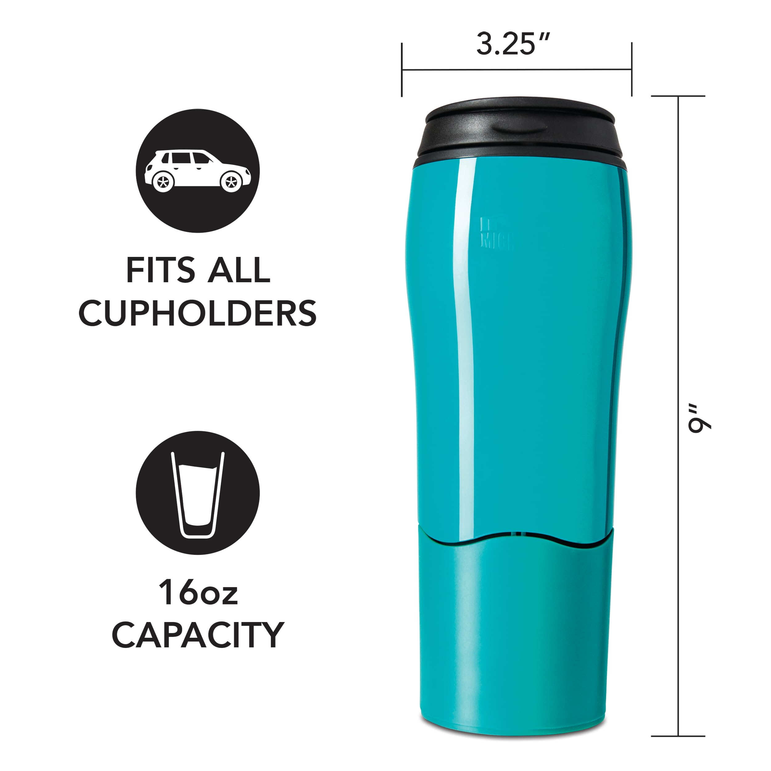 Mighty Mug Plastic Go Style Mug - Teal