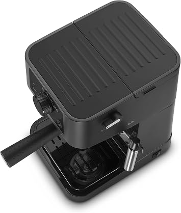 De'Longhi Stilosa - Manual Espresso Machine Manual Milk Frother Black [Energy Class A+]