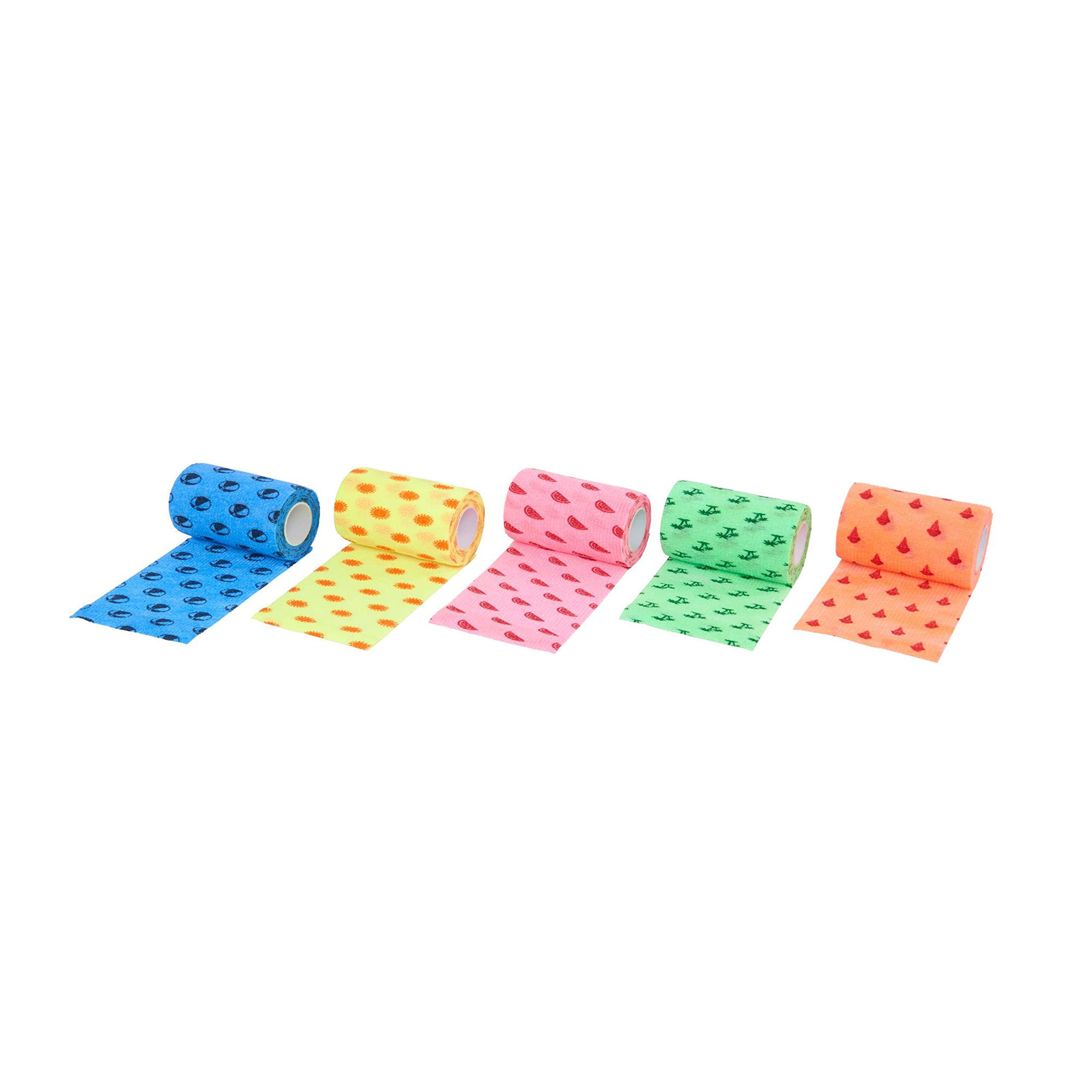 VENDA COHESIVA FUN-FLEX SUMMER SURTIDO 10CM 10UDS KRUUSE