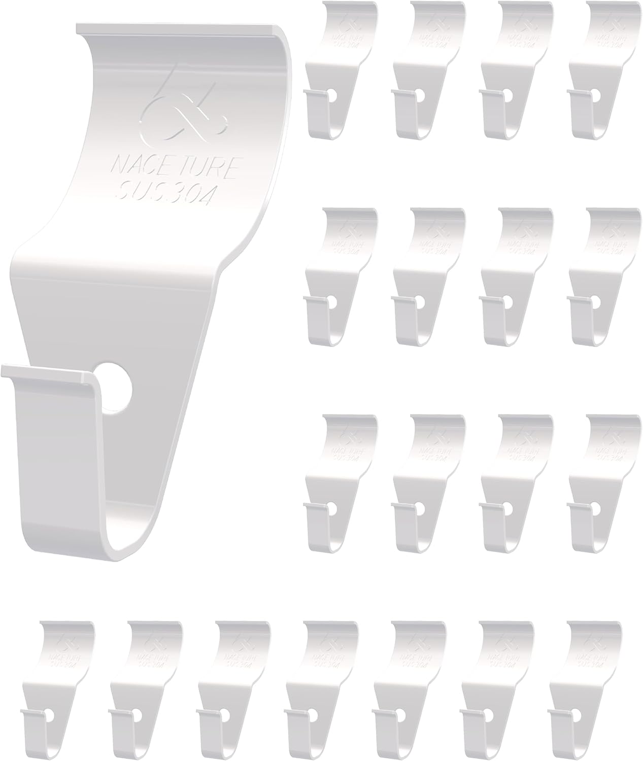 NACETURE Vinyl Siding Hooks 20 Pack Heavy Duty Siding Clips