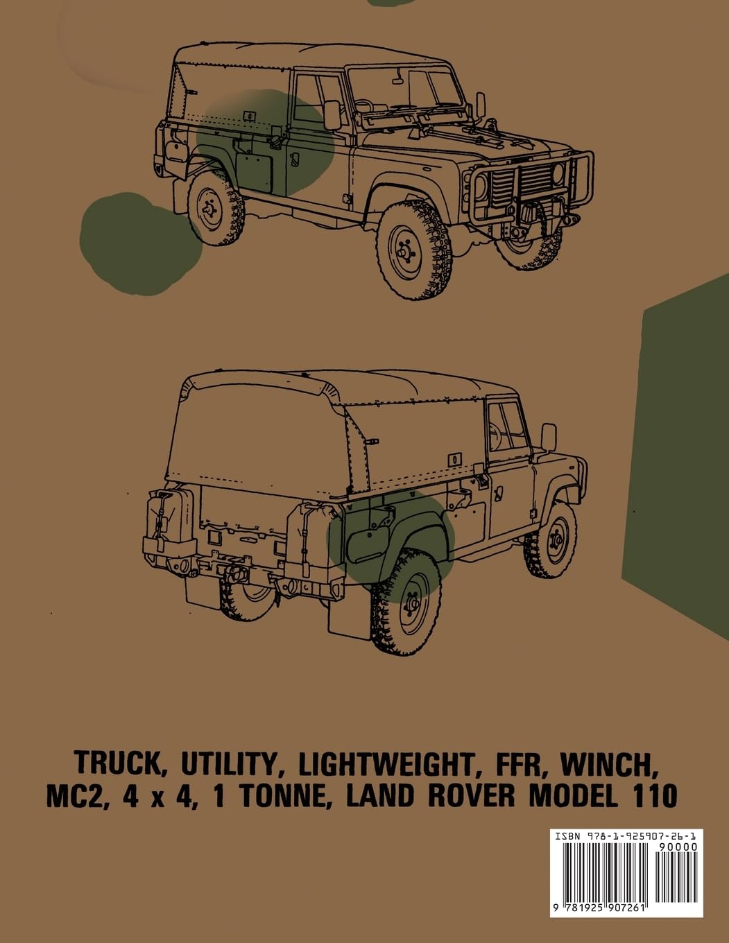 Repair Parts Scale, Truck, Utility, Lightweight, MC2, 4x4, 1 Tonne, 3.9 Litre Diesel Engine, Manual Transmission, FFR, 12/24V, With Thomas T8000 Winch, Land Rover Model 110