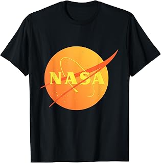 Official NASA Logo - Orange Mars T-Shirt