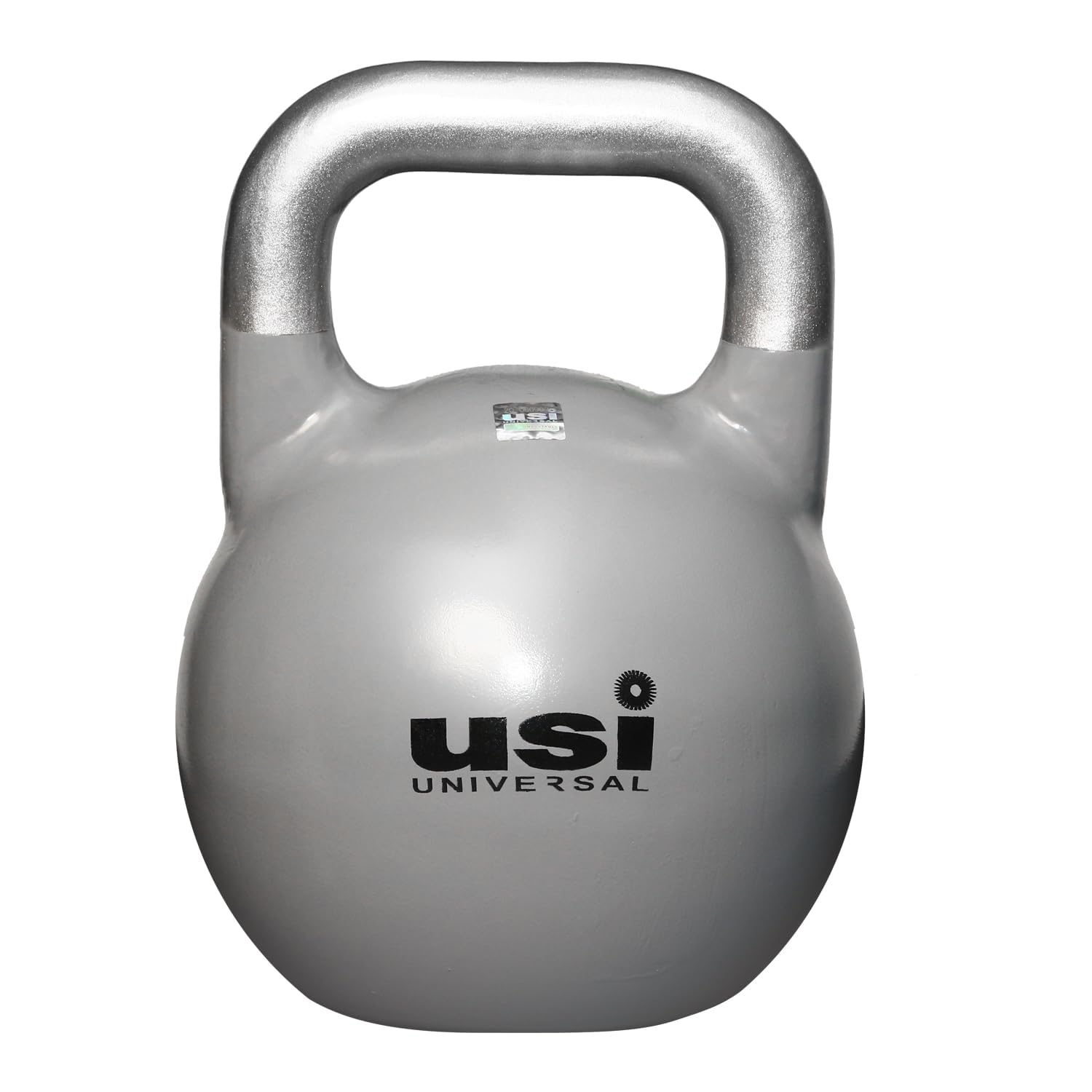 USI UNIVERSAL THE UNBEATABLE Kettlebell per fitness, kettlebell per palestra domestica, CKB Competition Kettle bell con struttura cava in acciaio, manico largo strutturato e base larga